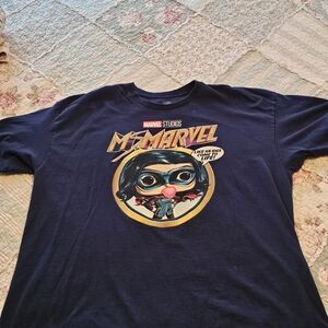 Marvel Navy Blue Ms. Marvel Short Sleeve Tee